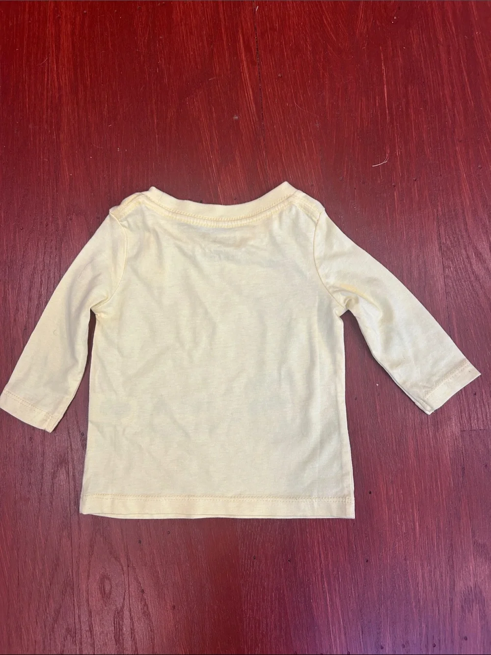 Gymboree Yellow Long Sleeve Tee with Multicolor 'Wave of Kindness' Print